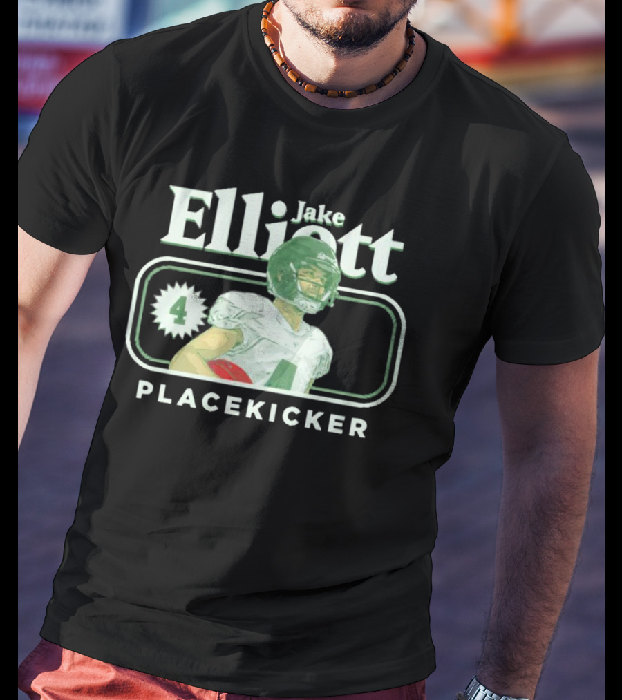 Jake Elliott 4 Philadelphia Placekicker T-Shirt