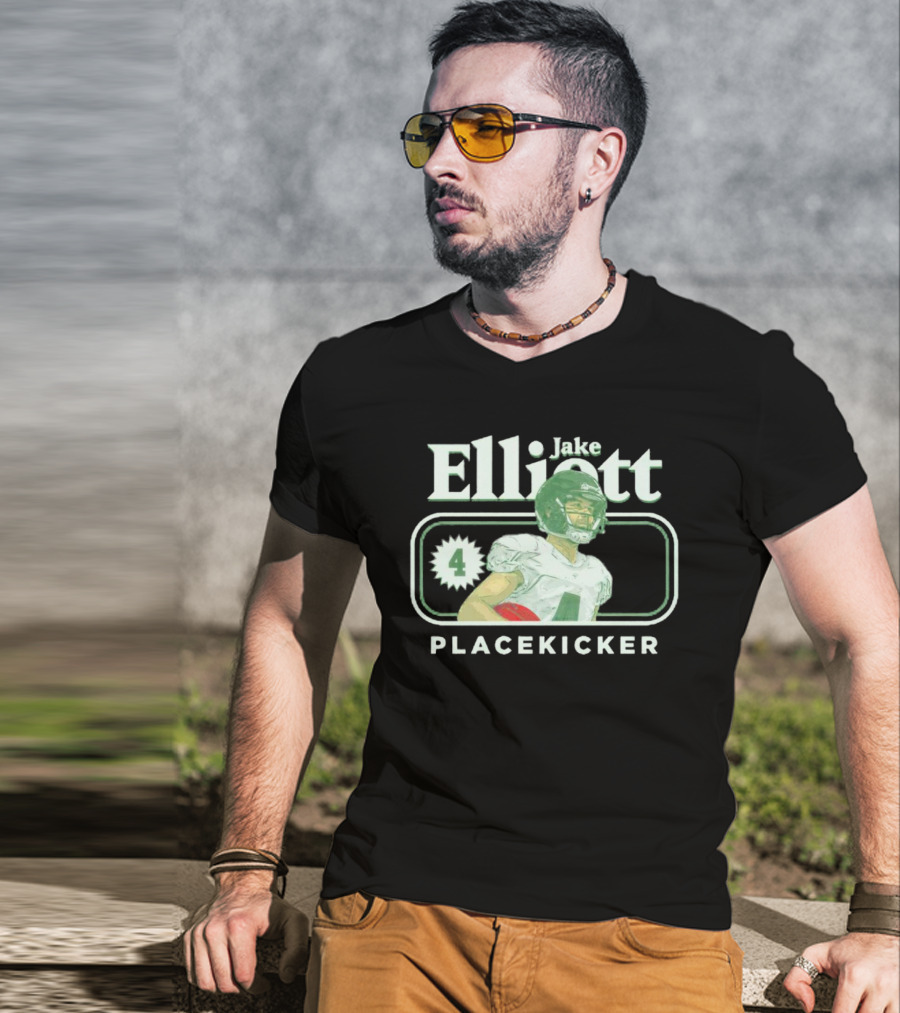 Jake Elliott 4 Philadelphia Placekicker T-Shirt