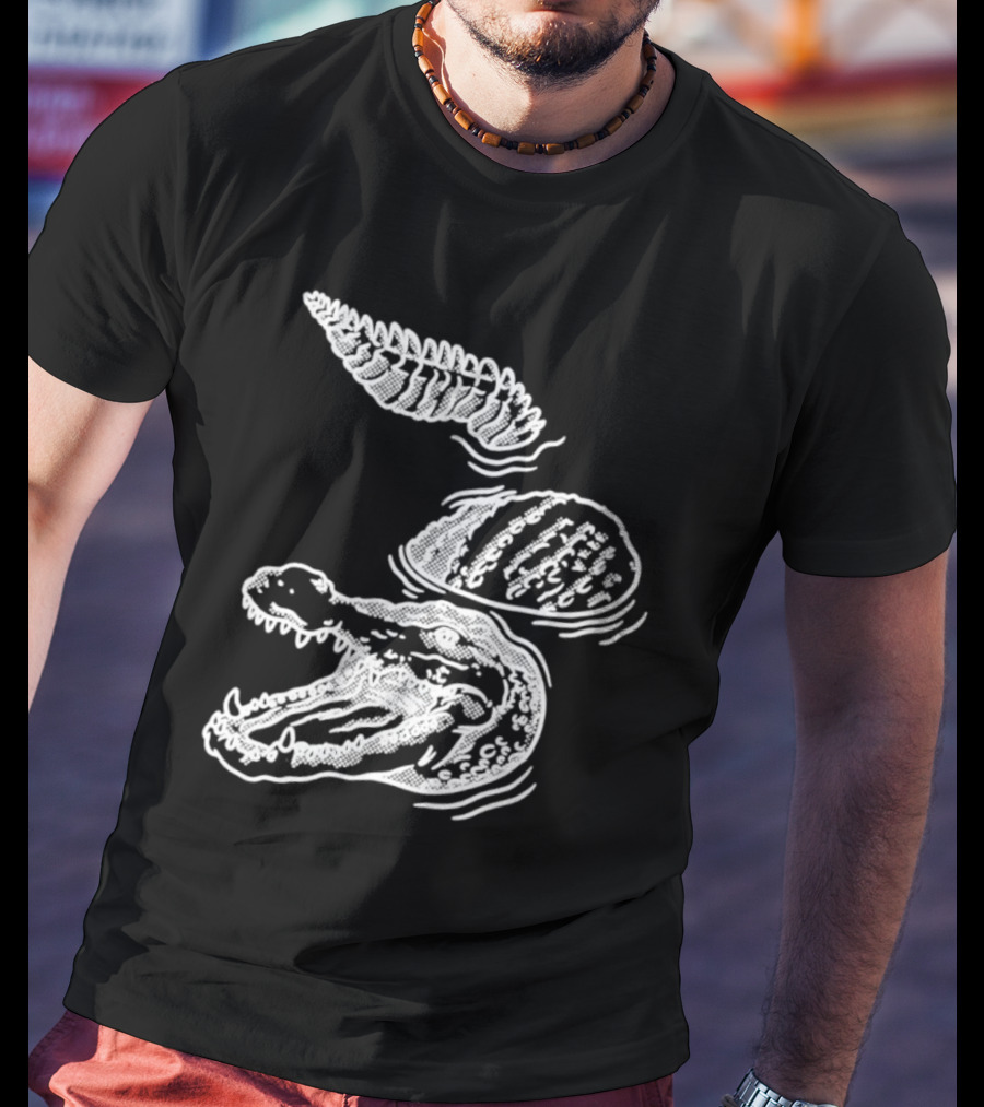 Let's Trip Alligator Spiral Tail T-Shirt