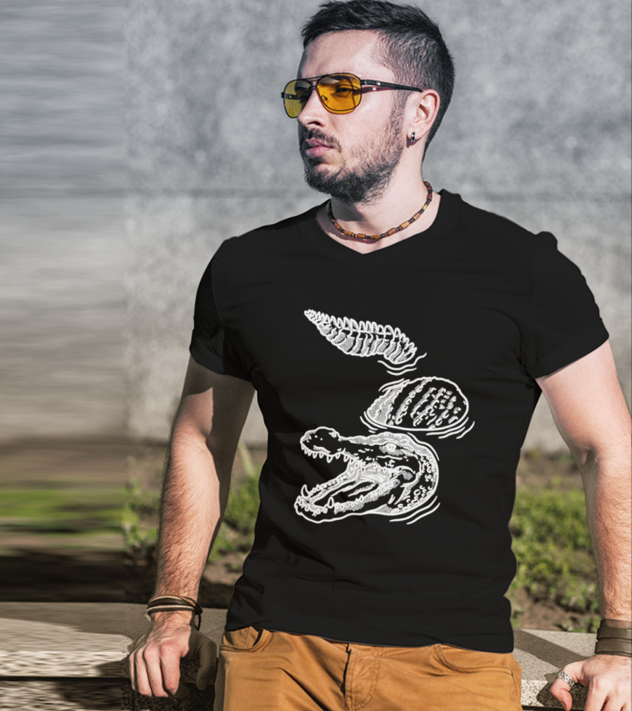 Let's Trip Alligator Spiral Tail T-Shirt