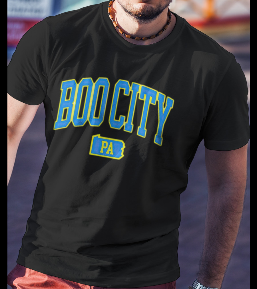 BOO CITY PA Philadelphia-Inspired Ghost T-Shirt