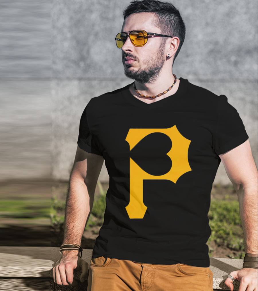 Heart Of Pittsburgh Pirates 'P' T-Shirt