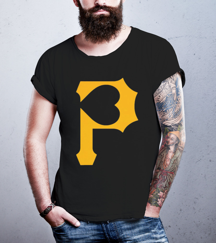 Heart Of Pittsburgh Pirates 'P' T-Shirt