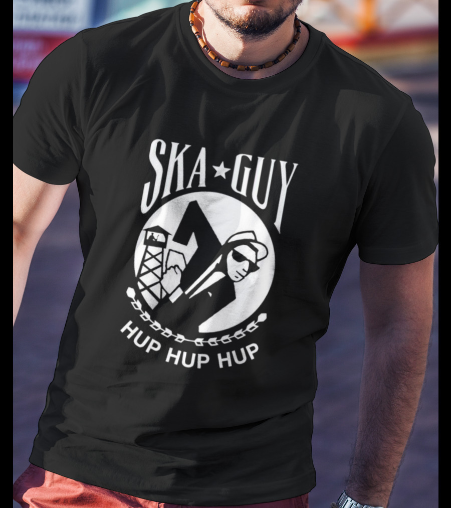 SKA GUY HUP HUP HUP Tower And Dancing Suit T-Shirt