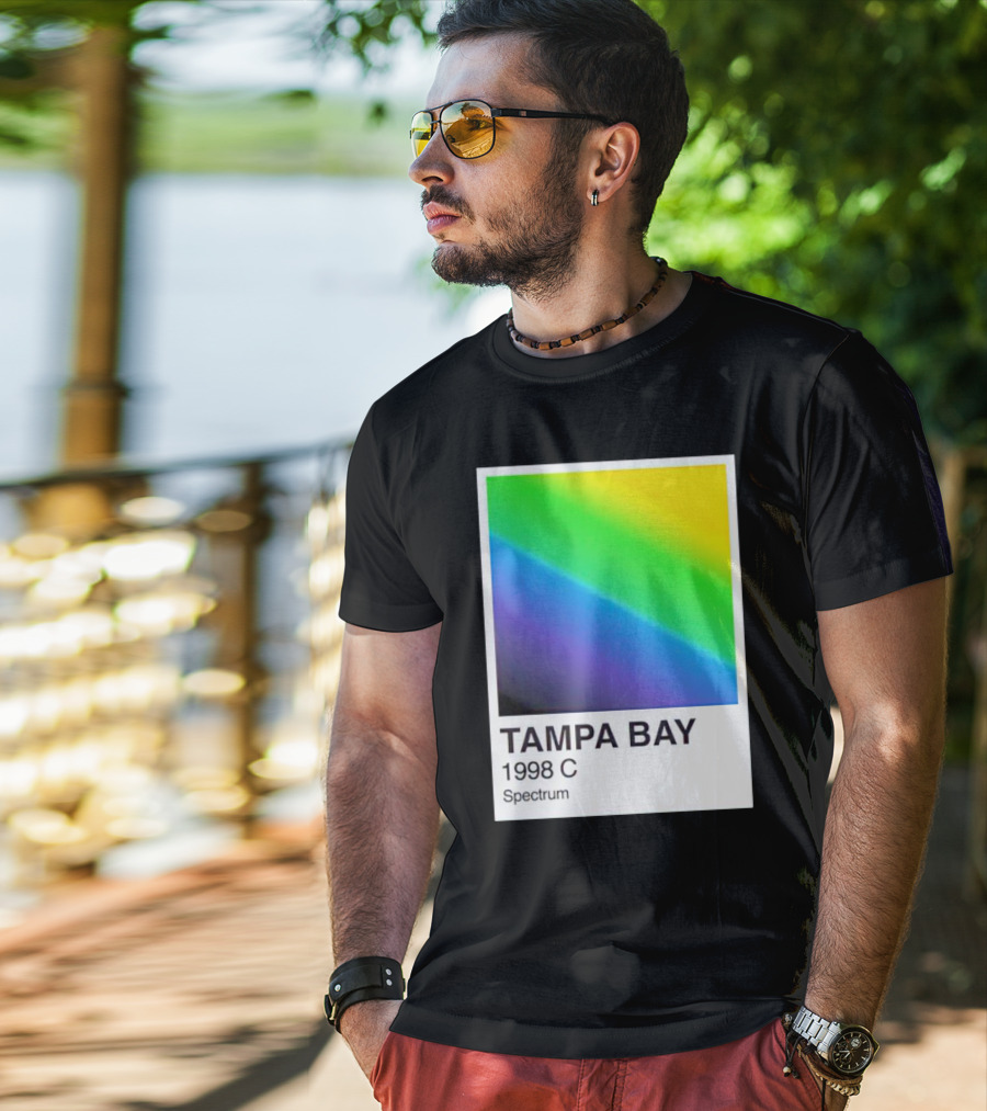 Tampa Bay 1998 C Spectrum Rainbow Gradient T-Shirt