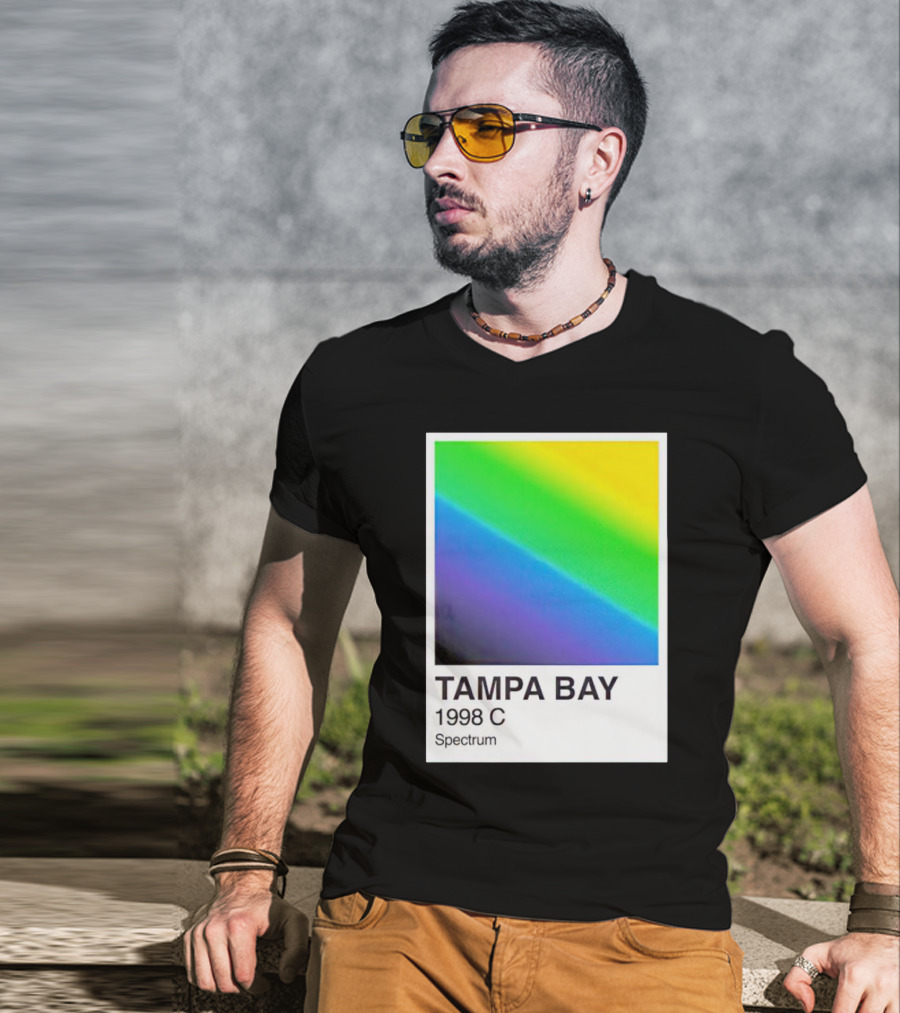 Tampa Bay 1998 C Spectrum Rainbow Gradient T-Shirt
