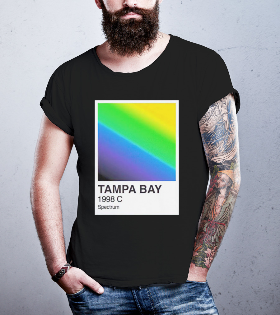 Tampa Bay 1998 C Spectrum Rainbow Gradient T-Shirt