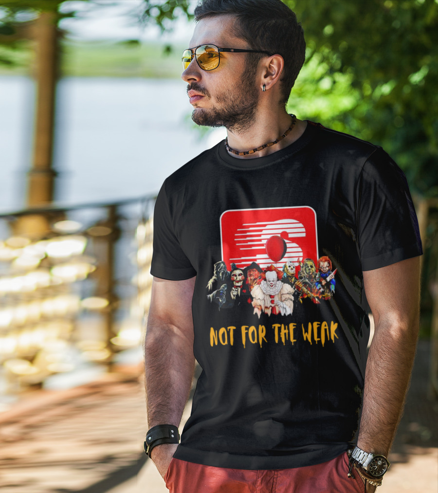 Horror Movie Characters Speedway Not For The Weak Iconic Villains T-Shirt