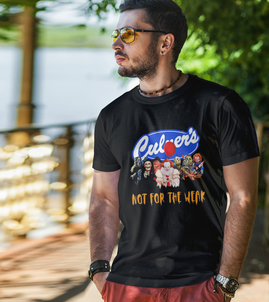 Culver’s Horror Movies Icons Not For The Weak Halloween T-Shirt