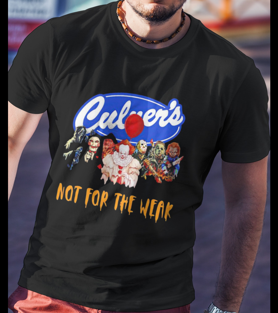 Culver’s Horror Movies Icons Not For The Weak Halloween T-Shirt