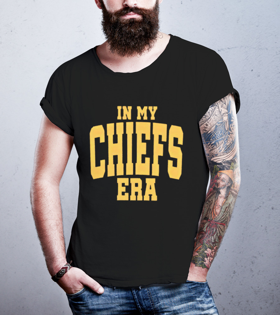 In My Chiefs Era Kansas City Football Fandom T-Shirt