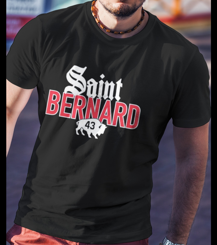Buffalo Bills Saint Bernard 43 T-Shirt