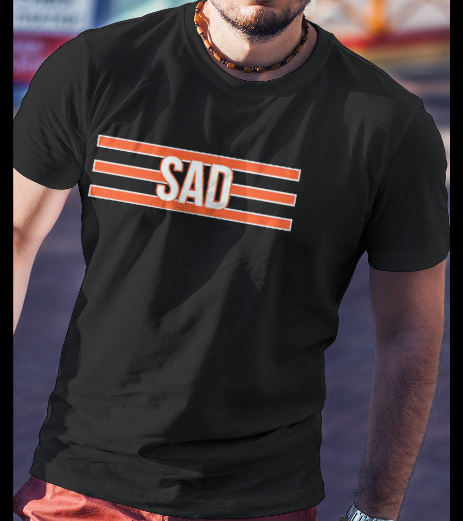 Chicago Bears Sad NFL Football Fan Irony And Disappointment T-Shirt