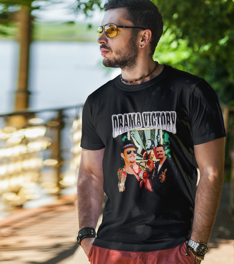 Drama Victory Almost Friday Collage T-Shirt