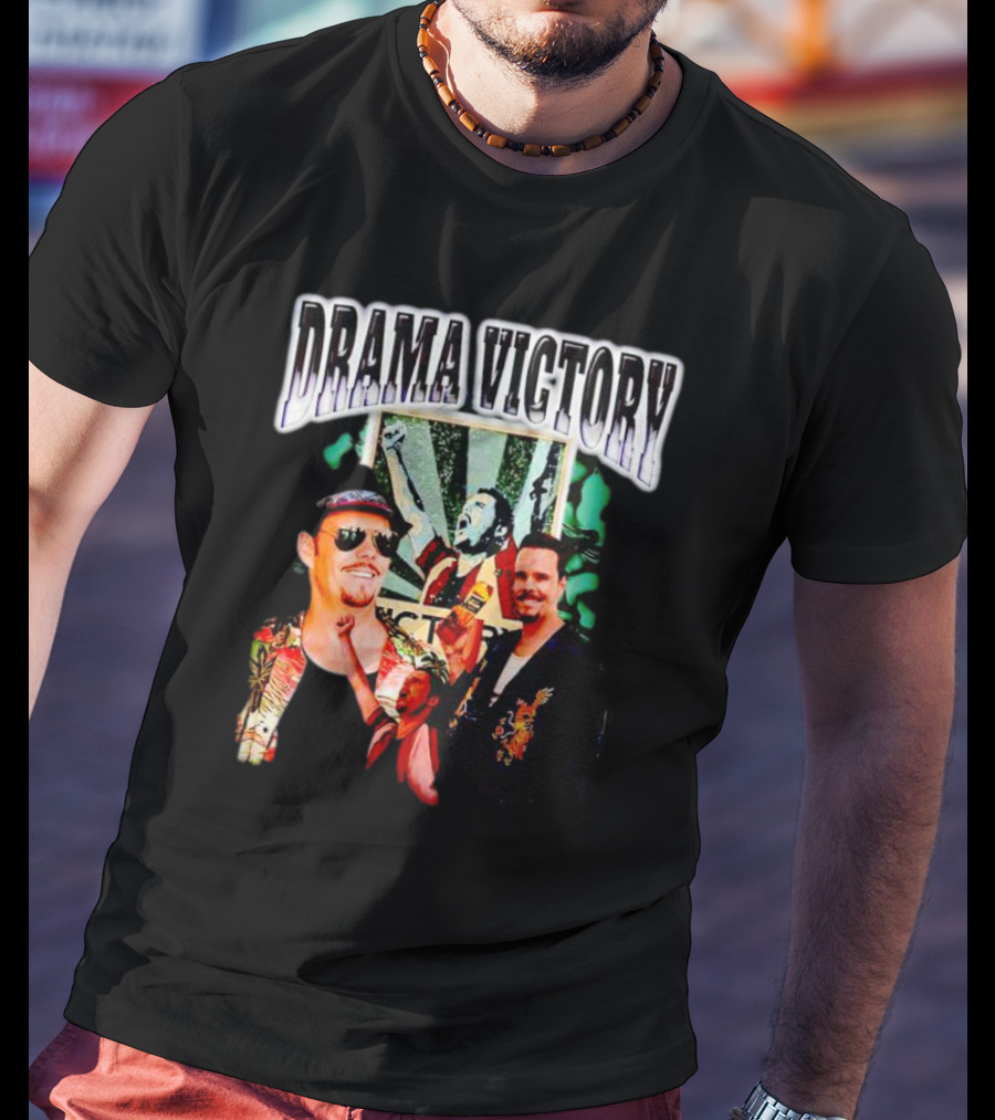 Drama Victory Almost Friday Collage T-Shirt