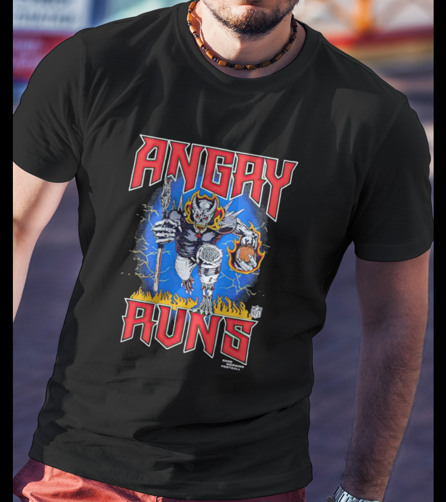 Kyle Brandt Angry Runs Good Morning Football NFL T-Shirt