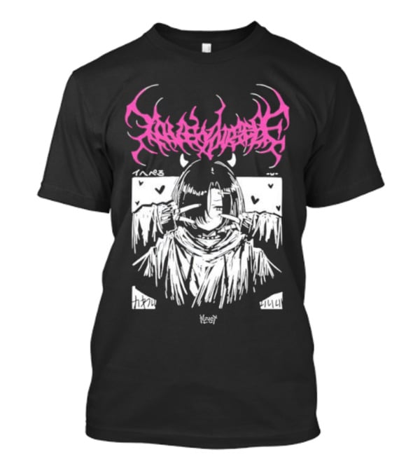 Lobsteranian Loveyourself Manga Style Character With Hearts T-Shirt