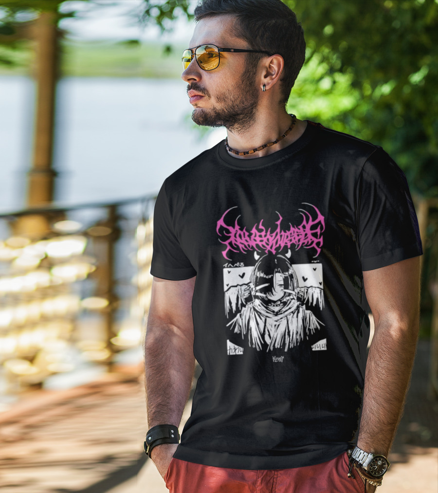 Lobsteranian Loveyourself Manga Style Character With Hearts T-Shirt