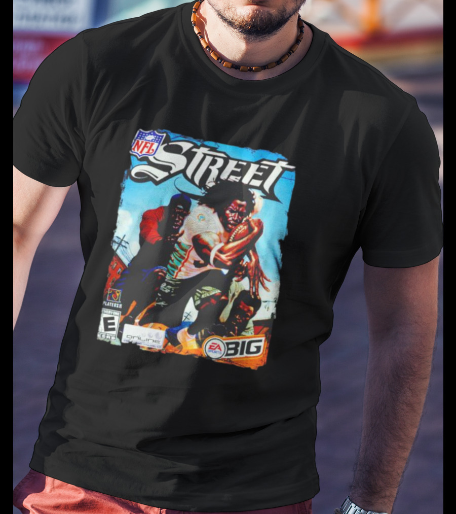 NFL Street EA Sports Big PlayStation 2 Game Cover T-Shirt