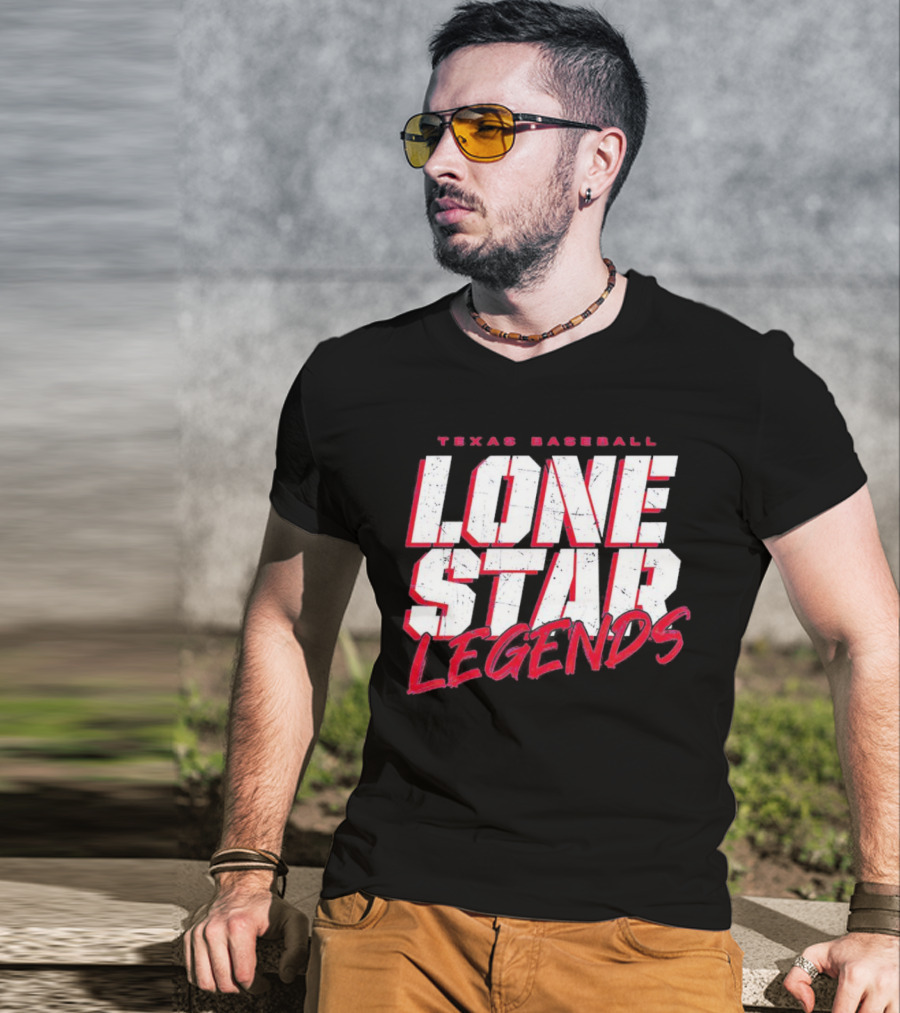Texas Baseball Lone Star Legends T-Shirt