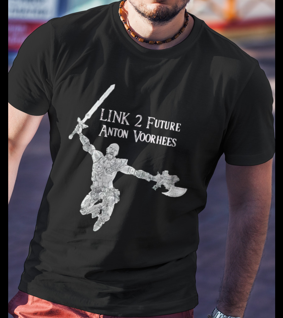 TriBorg Link 2 Future Anton Voorhees Sword And Axe Warrior T-Shirt