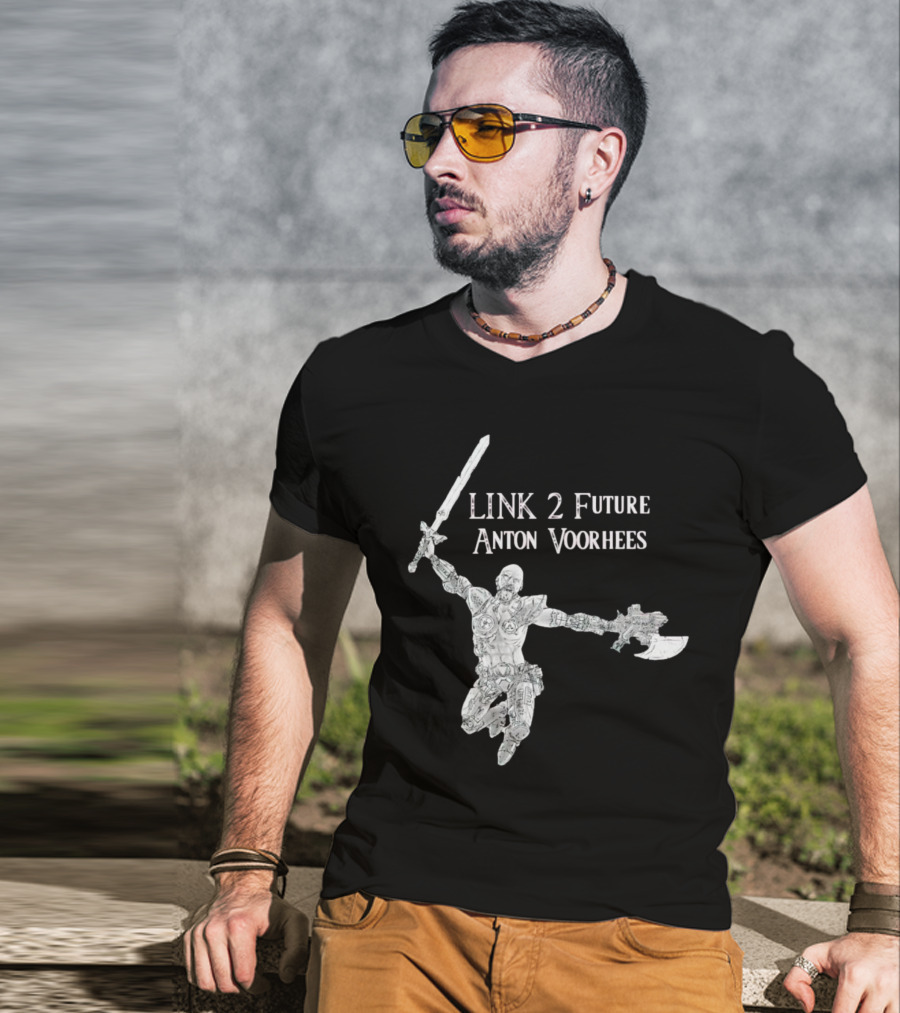 TriBorg Link 2 Future Anton Voorhees Sword And Axe Warrior T-Shirt