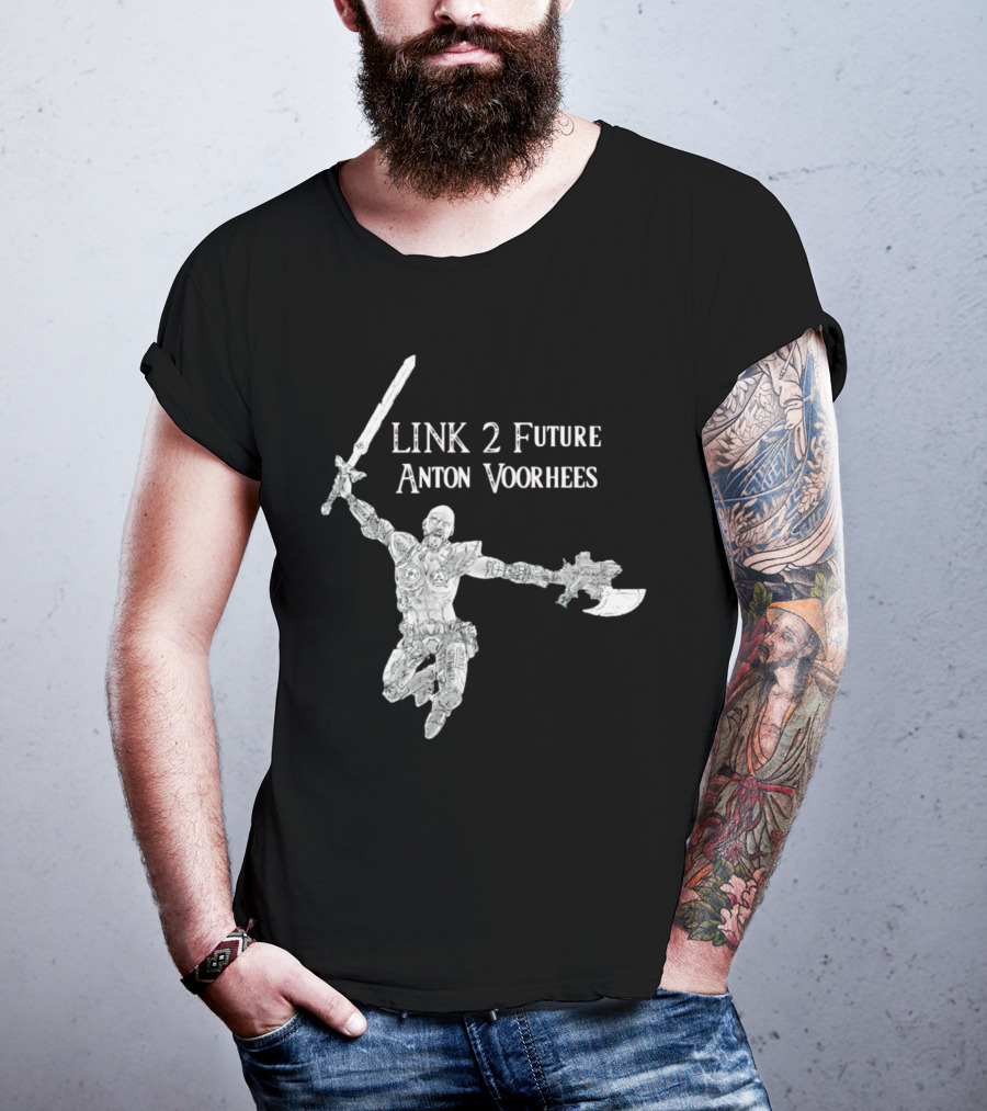 TriBorg Link 2 Future Anton Voorhees Sword And Axe Warrior T-Shirt