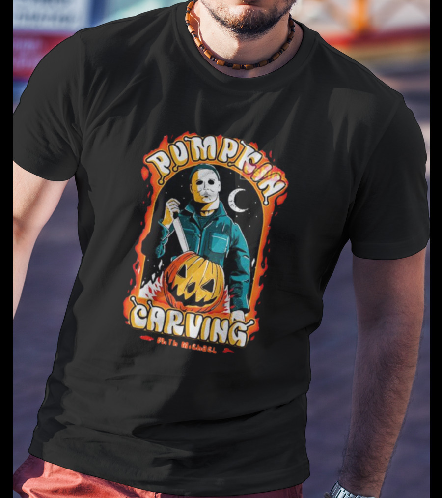 Michael Myers Halloween Pumpkin Carving T-Shirt