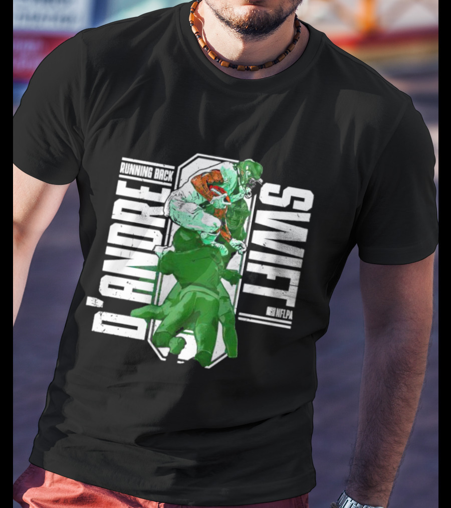 D’Andre Swift NFLPA Philadelphia Running Back Hurdle T-Shirt