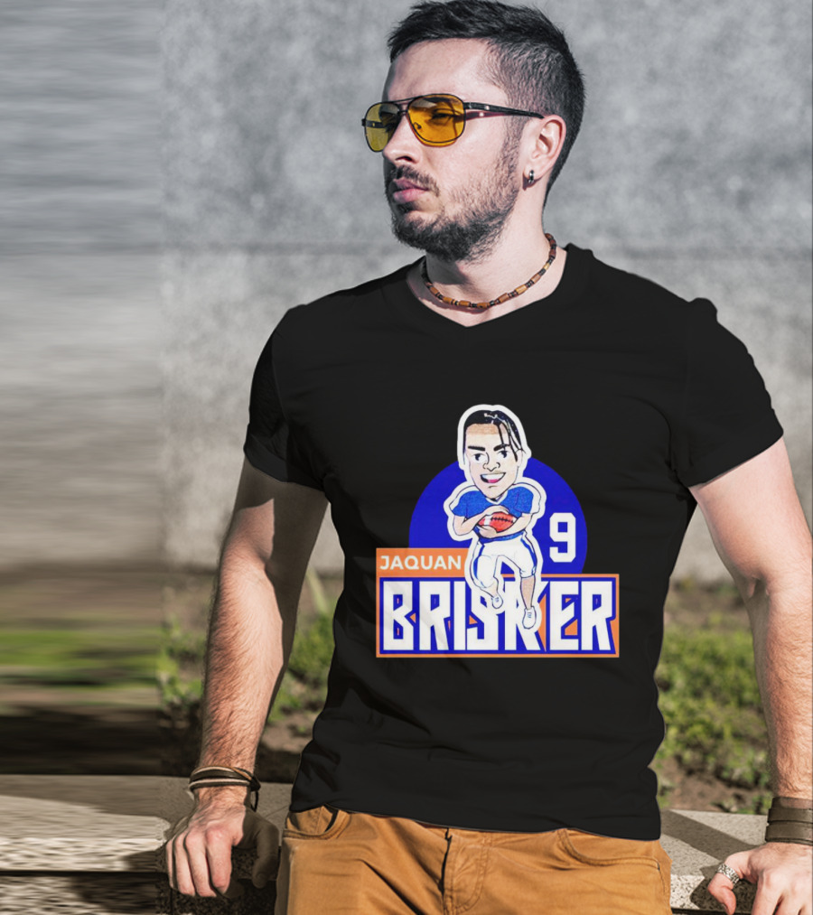 Jaquan Brisker 9 Football Caricature T-Shirt