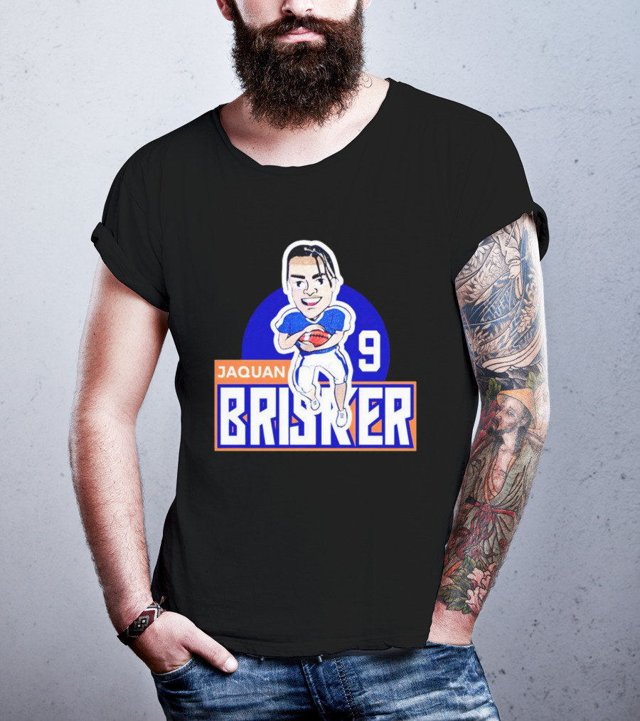 Jaquan Brisker 9 Football Caricature T-Shirt