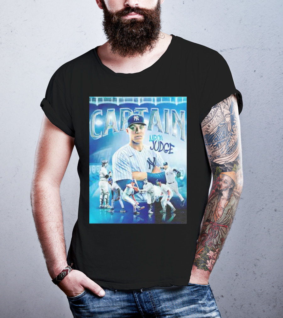 Aaron Judge New York Yankees Captain Baseball T-Shirt