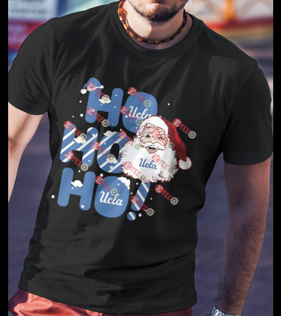 UCLA Ho Ho Ho Santa Claus Christmas T-Shirt
