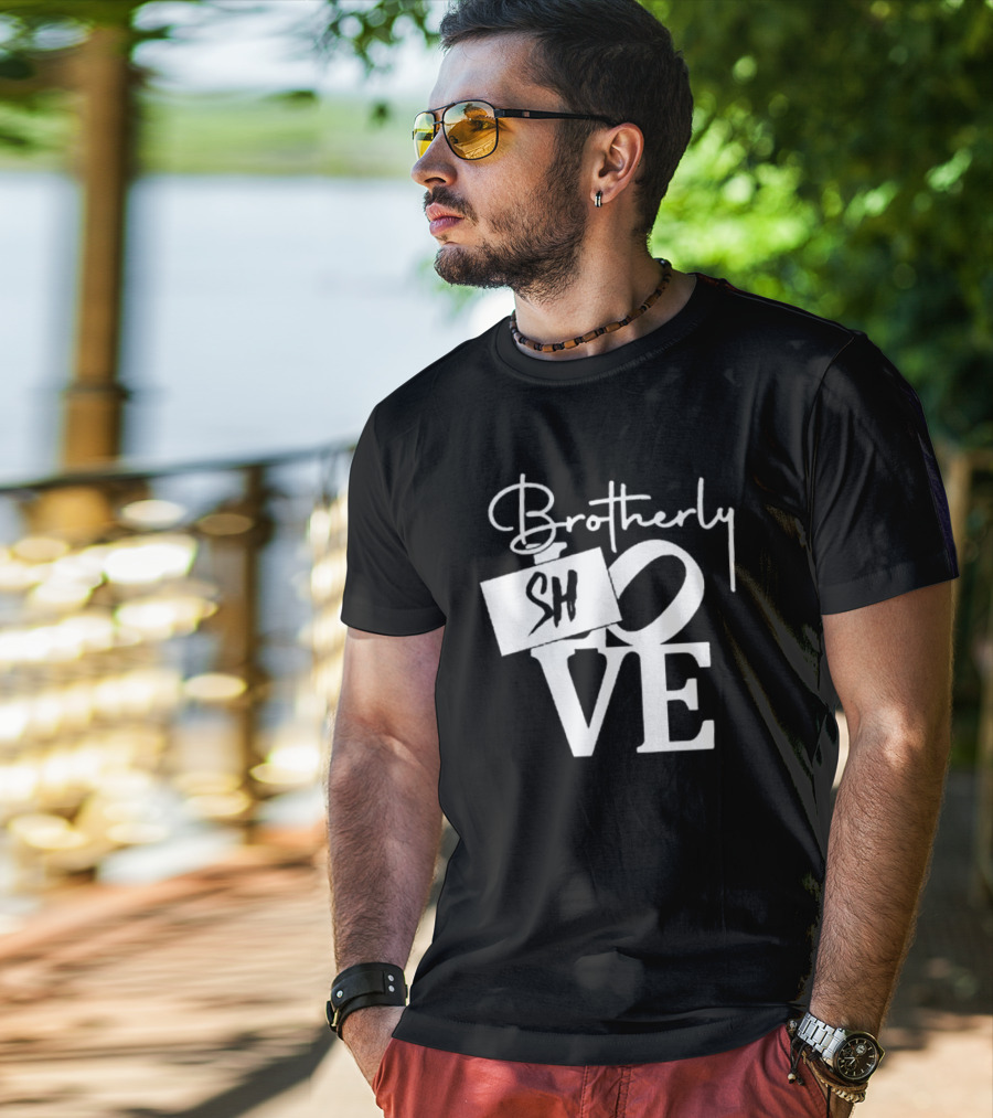 Brotherly Shove Love Philadelphia Football T-Shirt