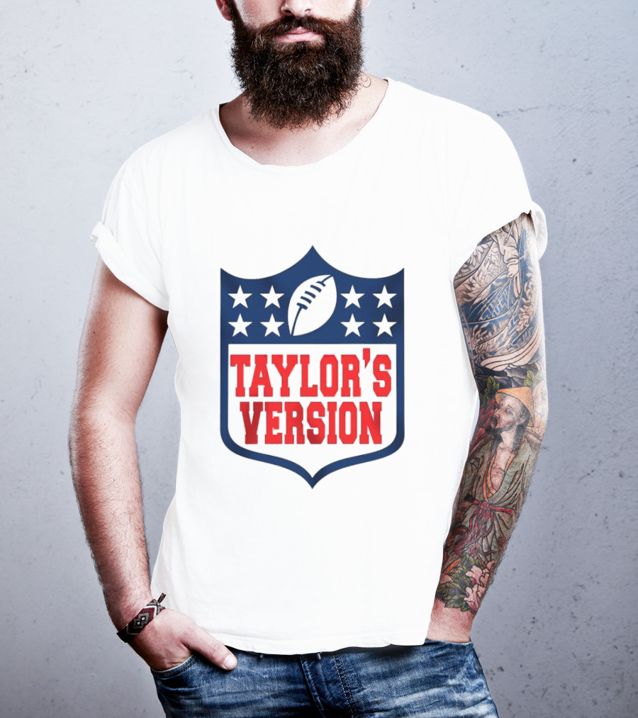 Taylor's Version Football Shield NFL T-Shirt