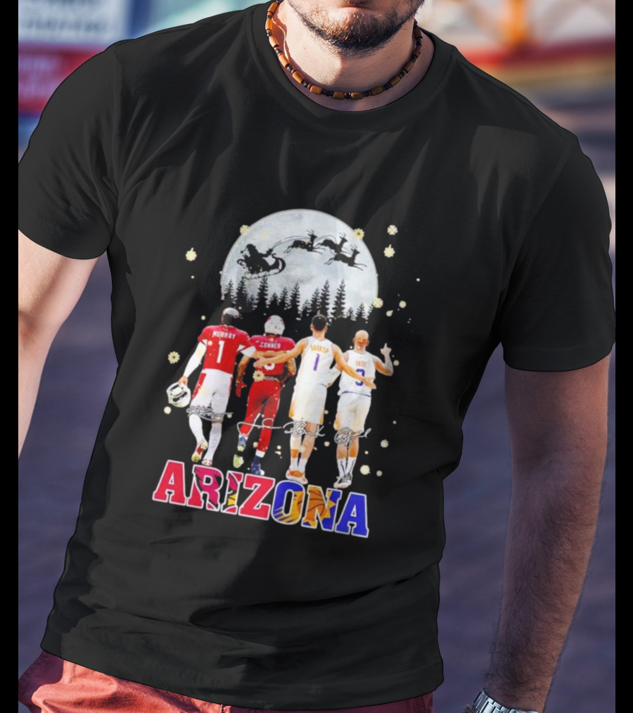 Arizona Christmas Kyler Murray James Conner Devin Booker Chris Paul T-Shirt
