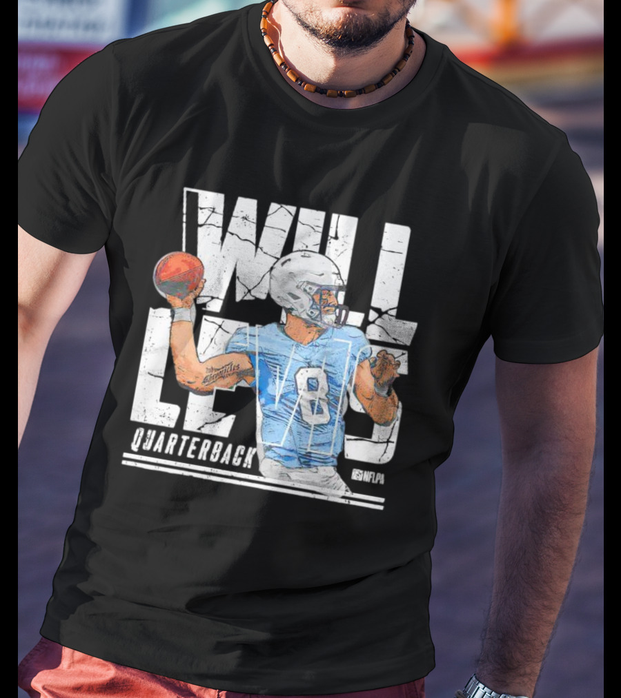 Will Levis Tennessee Titans Quarterback NFLPA T-Shirt