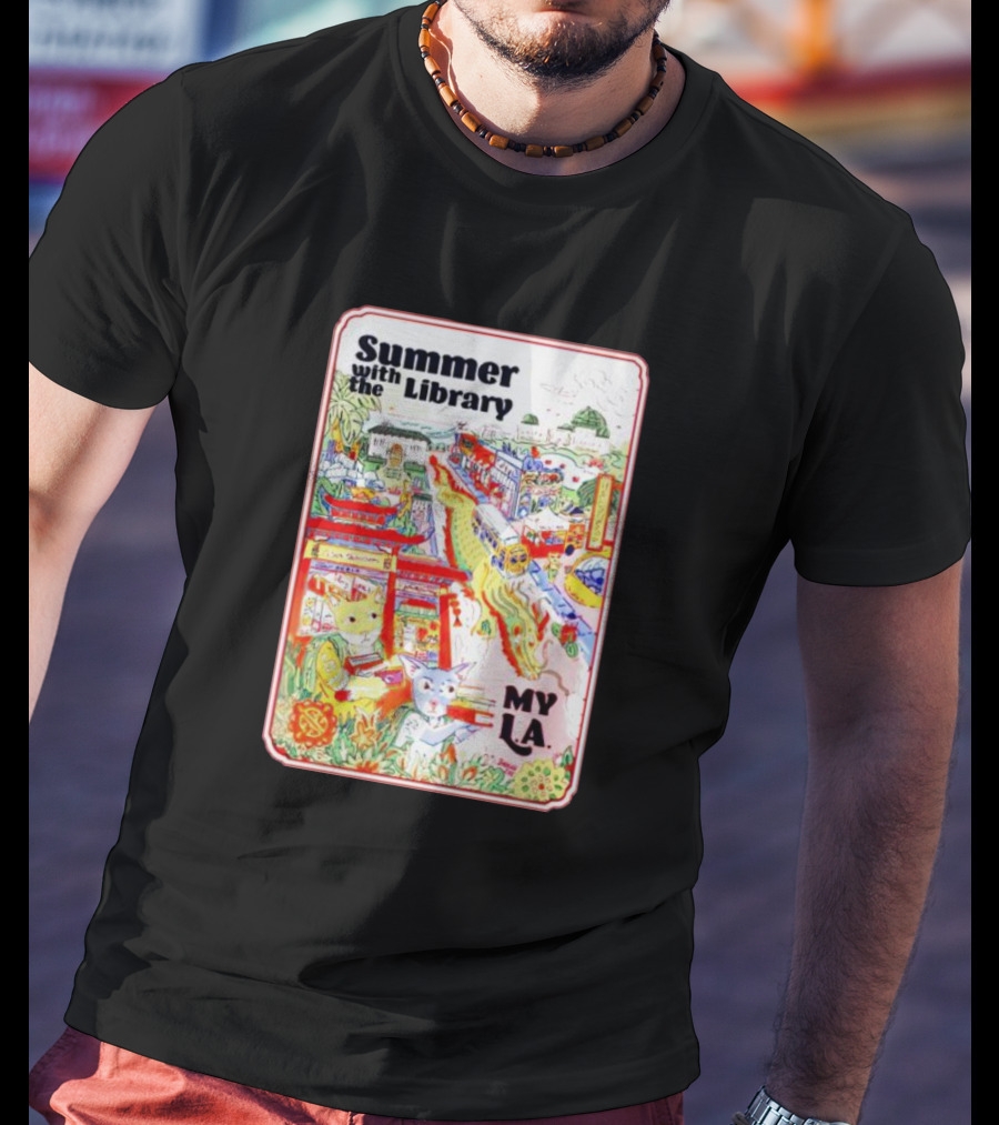 Summer With The Library My LA T-Shirt
