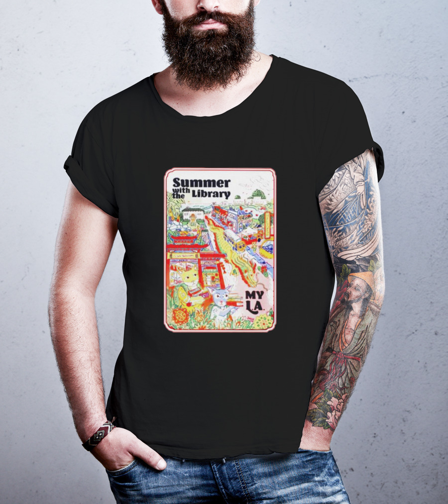 Summer With The Library My LA T-Shirt
