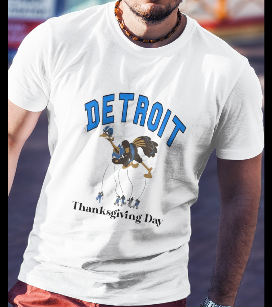 Detroit Turkey Thanksgiving Day T-Shirt