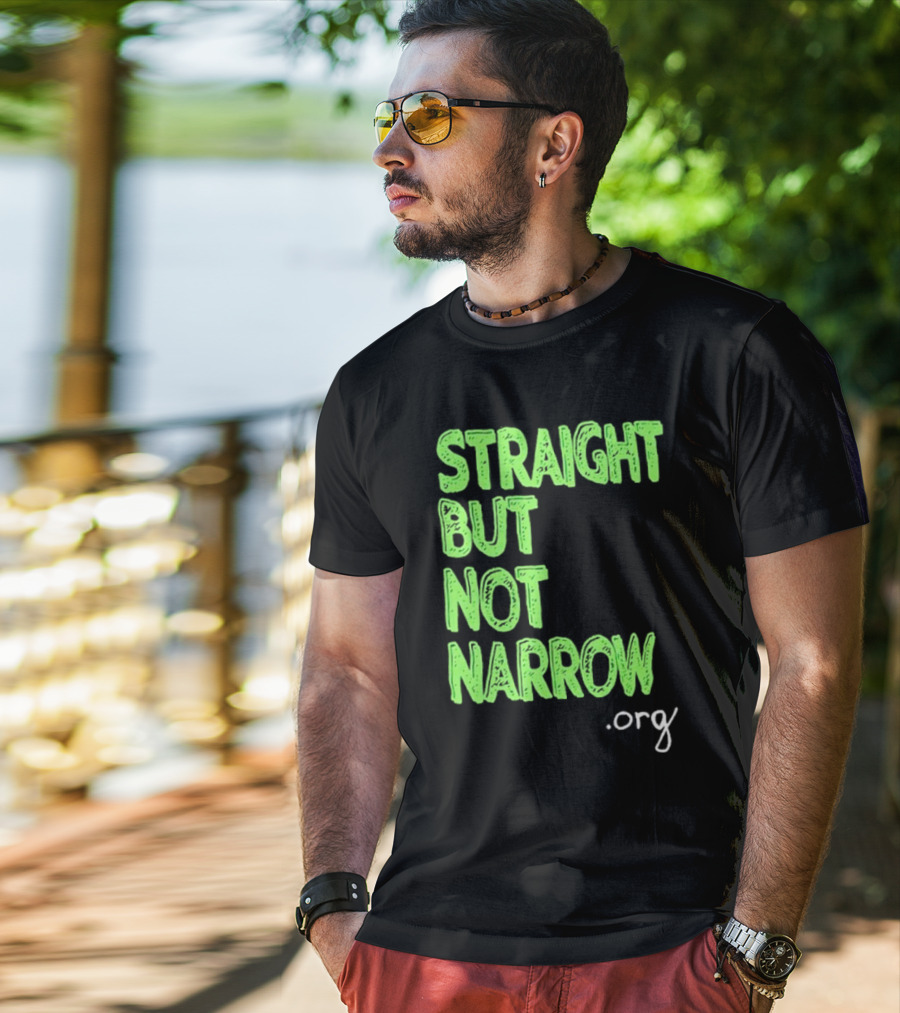 Josh Hutcherson Straight But Not Narrow Support .Org T-Shirt