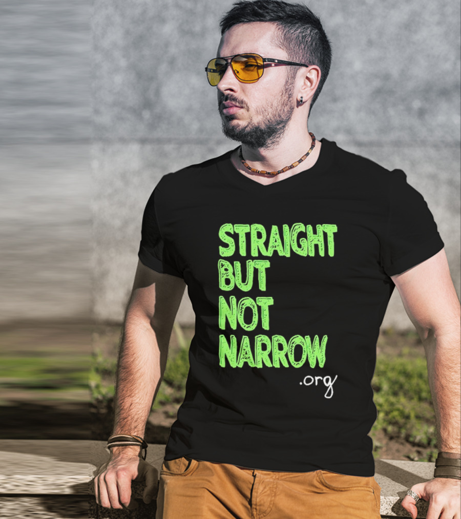 Josh Hutcherson Straight But Not Narrow Support .Org T-Shirt