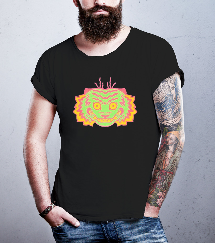Papajoolia Tigers Neon Doodle T-Shirt