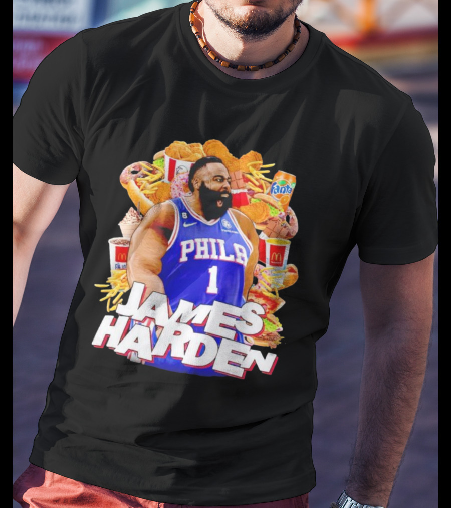 James Harden Philly Fast Food McDonald's Fanta T-Shirt