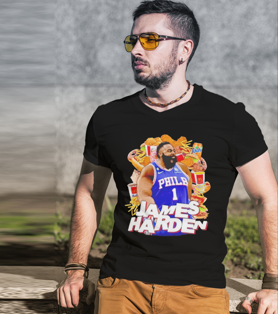 James Harden Philly Fast Food McDonald's Fanta T-Shirt