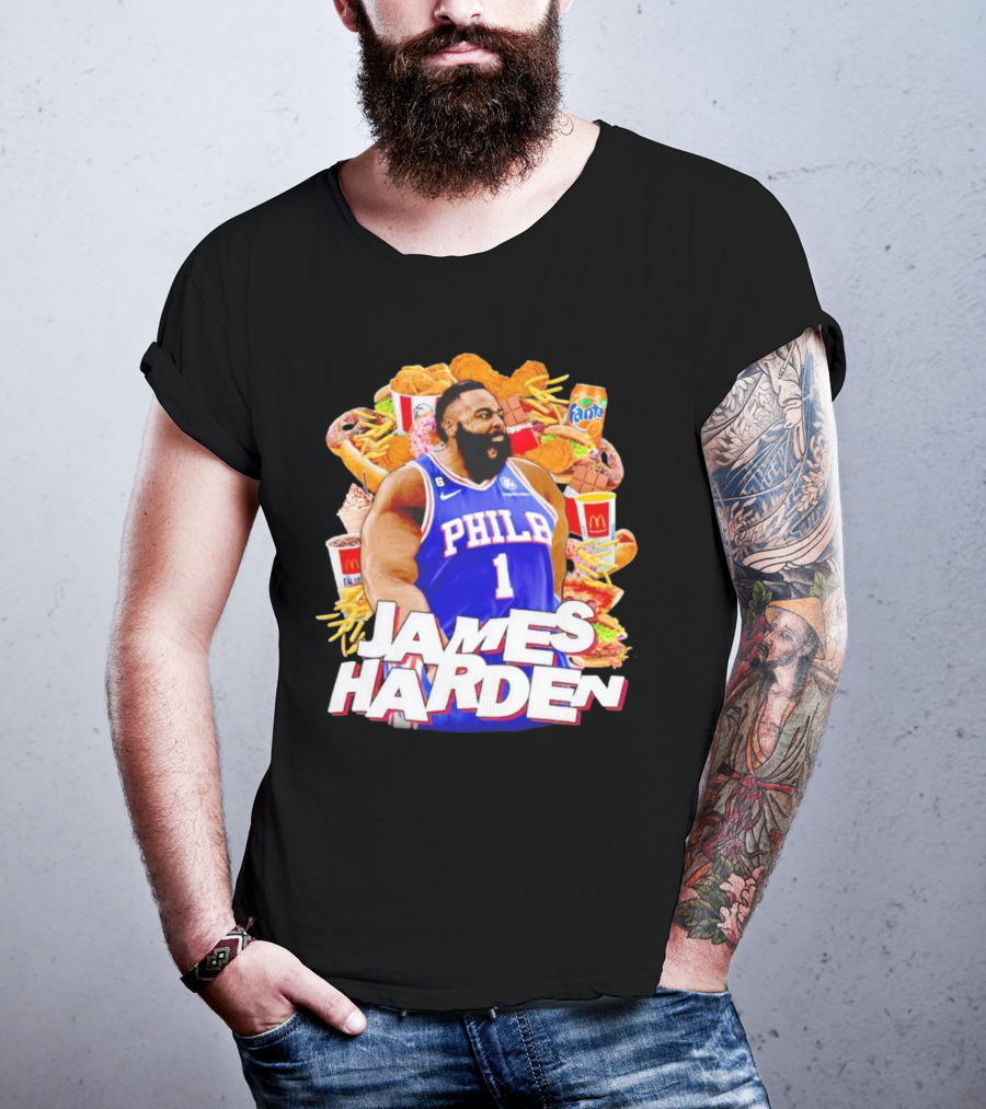 James Harden Philly Fast Food McDonald's Fanta T-Shirt