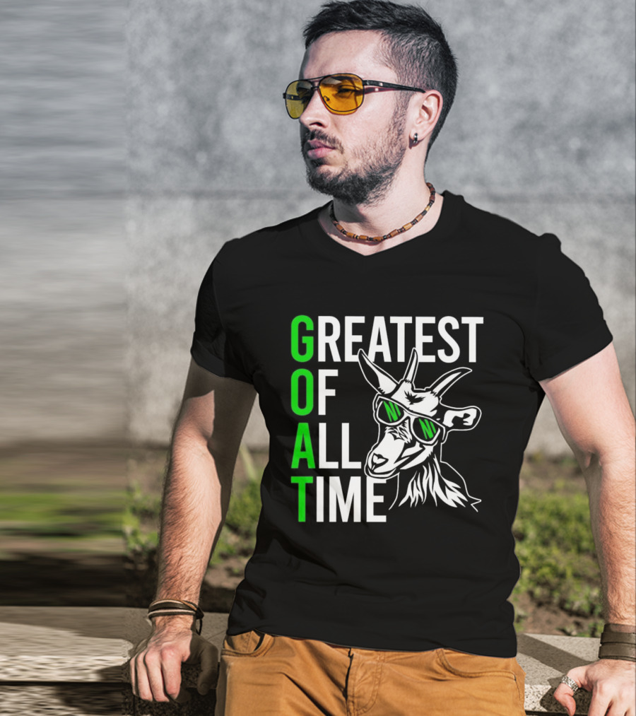 GOAT Greatest Of All Time Cool Sunglasses Goat T-Shirt