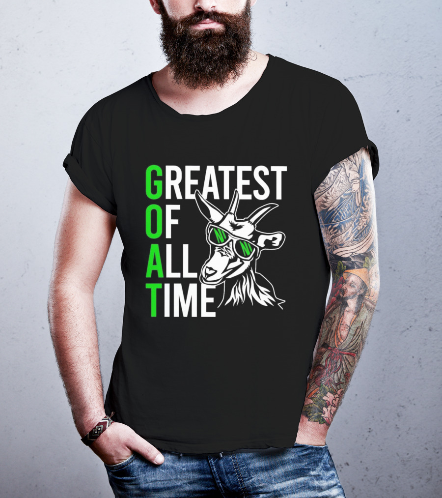 GOAT Greatest Of All Time Cool Sunglasses Goat T-Shirt