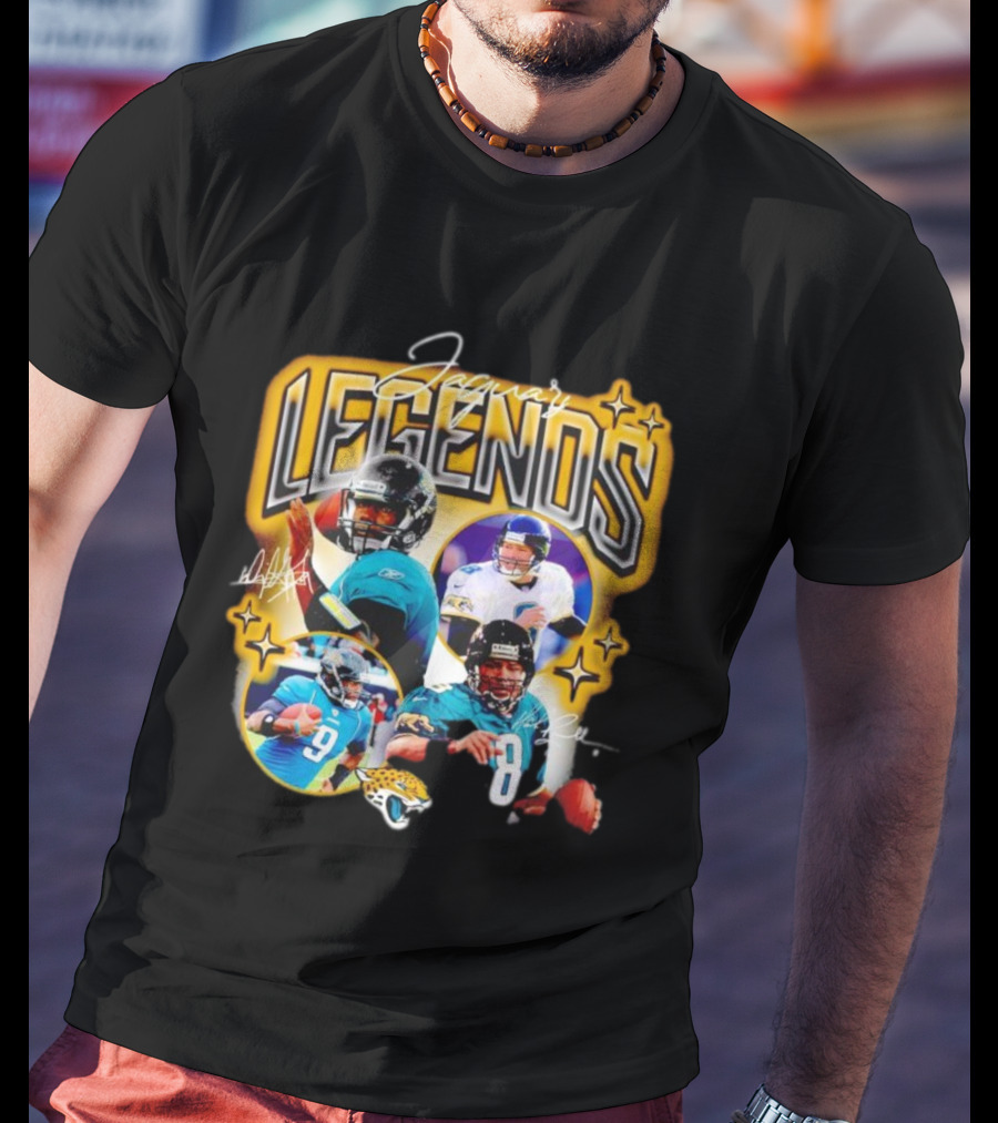 Jaguars Legends Signatures Legendary Football Heroes T-Shirt