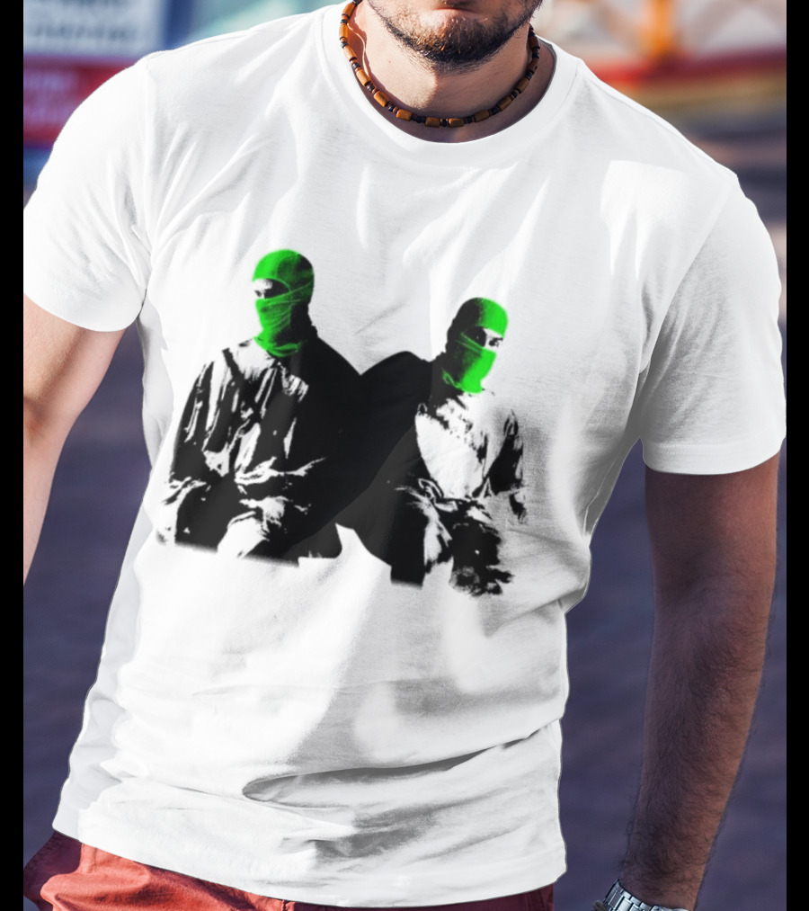 Mansionz Mask Green Neon Duo T-Shirt